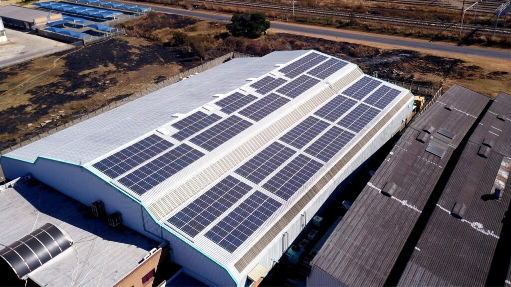 Industrial solar self-consumption